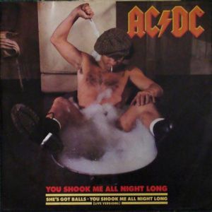 AC/DC You Shook Me All Night Long, 1980