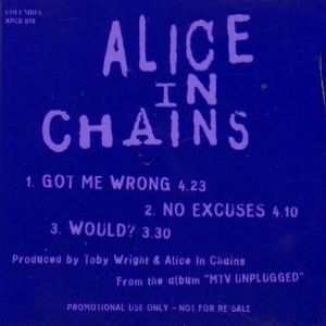 Alice In Chains : Got Me Wrong