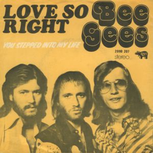 Bee Gees Love So Right, 1976