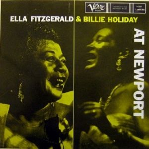 Billie Holiday Ella Fitzgerald and Billie Holiday at Newport, 1958