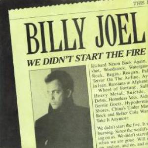 Billy Joel We Didn’t Start the Fire, 1989