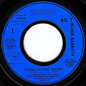 Album Turn Up the Night - Black Sabbath