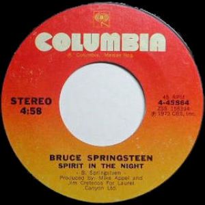 Bruce Springsteen Spirit in the Night, 1973