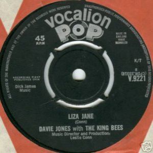 David Bowie Liza Jane, 1964