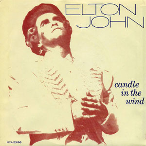 Elton John Candle in the Wind, 1974