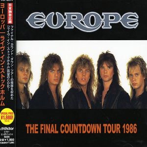 Album Europe - The Final Countdown Tour 1986