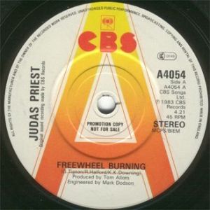 Judas Priest Freewheel Burning, 1983
