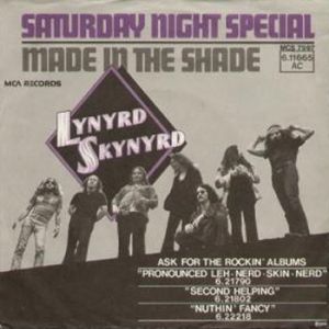 Lynyrd Skynyrd Saturday Night Special, 1975