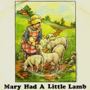 Paul McCartney Mary Had a Little Lamb, 1972