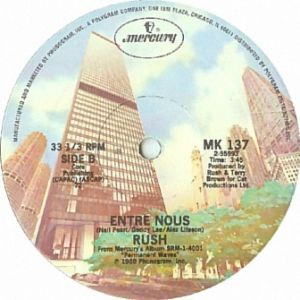 Album Rush - Entre Nous