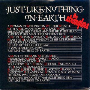 The Stranglers : Just Like Nothing on Earth