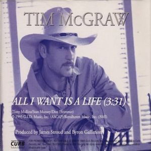 Album Tim McGraw - All I Want Is a Life