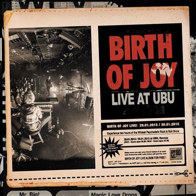 Album Birth of Joy - Live at Ubu