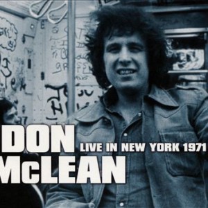 Album Don McLean - Live in New York 1971