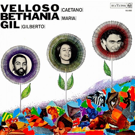 Caetano Veloso Velloso, bethania, gil, 1968