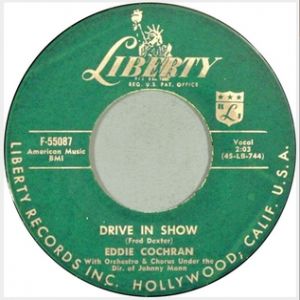Album Eddie Cochran - Drive In Show