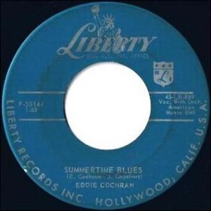 Eddie Cochran Summertime Blues, 1958