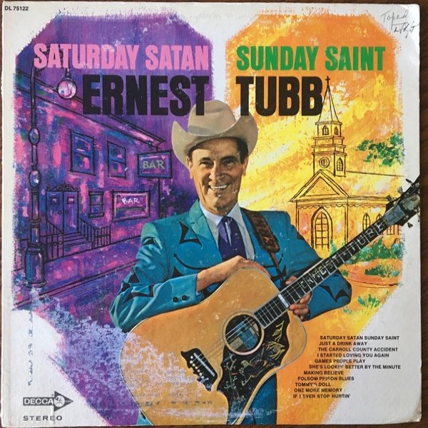 Album Ernest Tubb - Saturday Satan Sunday Saint