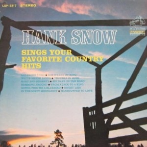Hank Snow Sings Your Favorite Country Hits Album 
