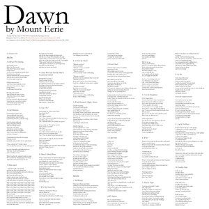 Album Mount Eerie - Dawn