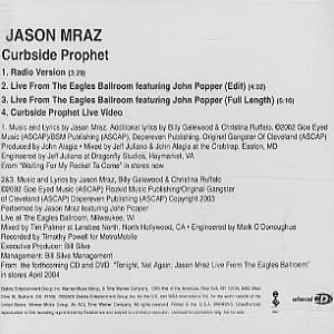 Jason Mraz Curbside Prophet, 2014