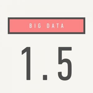 Big Data 1.5, 2013