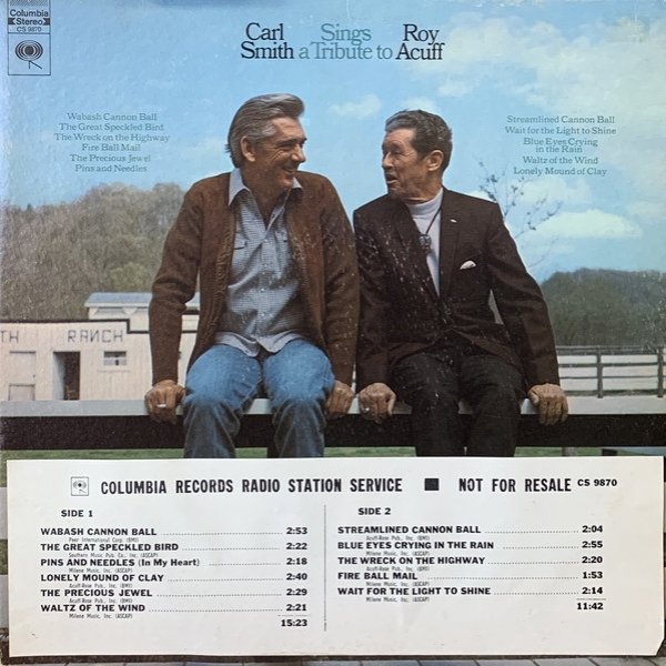 Carl Smith Sings A Tribute To Roy Acuff - album