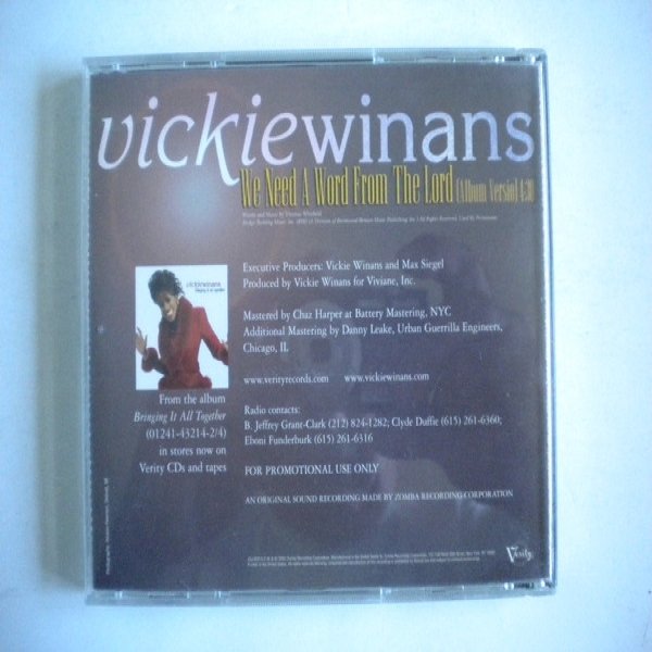 Album Vickie Winans - We Need A Word From The Lord