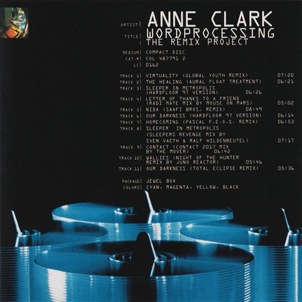 Album Wordprocessing (The Remix Project) - Anne Clark