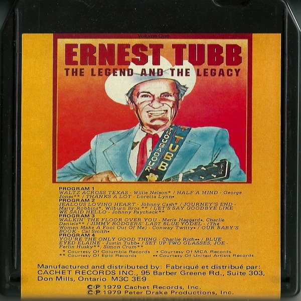 Album Ernest Tubb - The Legend And The Legacy Vol. 1