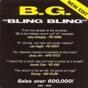 Album B.G. - Bling Bling