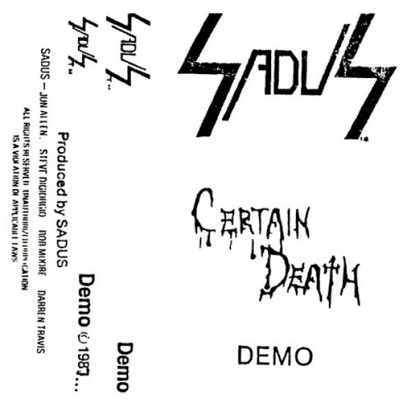 Album Sadus - Certain Death