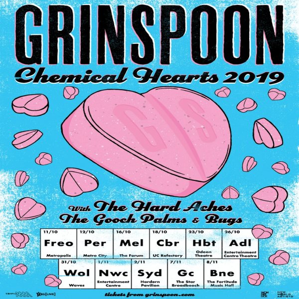 Grinspoon Chemical Hearts, 2019