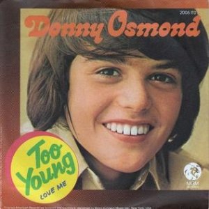 Donny Osmond Too Young, 1972