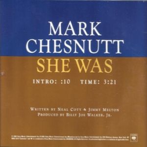 Album Mark Chesnutt - She Was