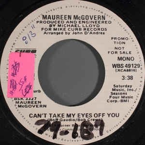 Maureen McGovern Can't Take My Eyes Off You, 1979