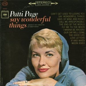 Album Say Wonderful Things - Patti Page