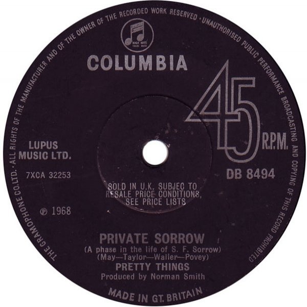 The Pretty Things Private Sorrow, 1968