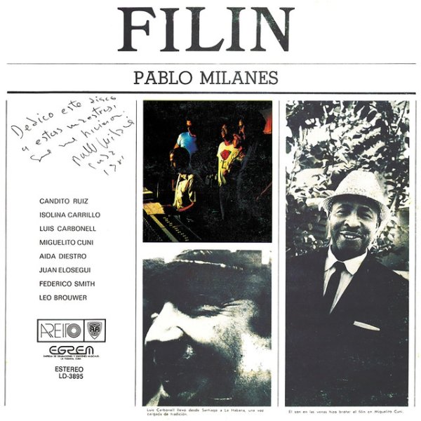 Album Pablo Milanés - Filin 1