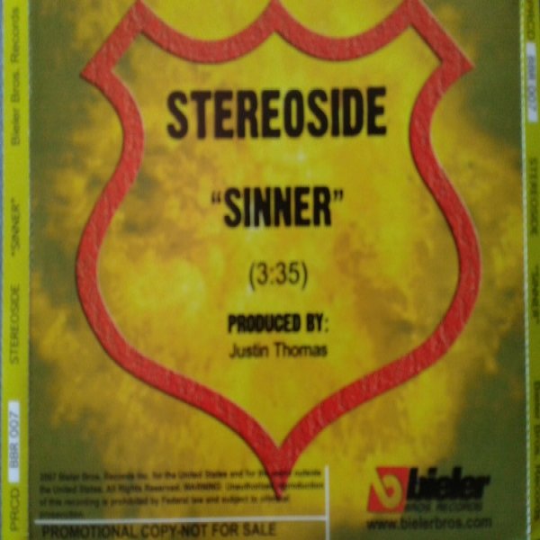 Album Stereoside - Sinner