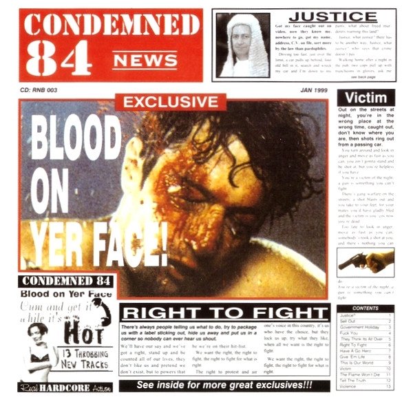 Blood On Yer Face - album