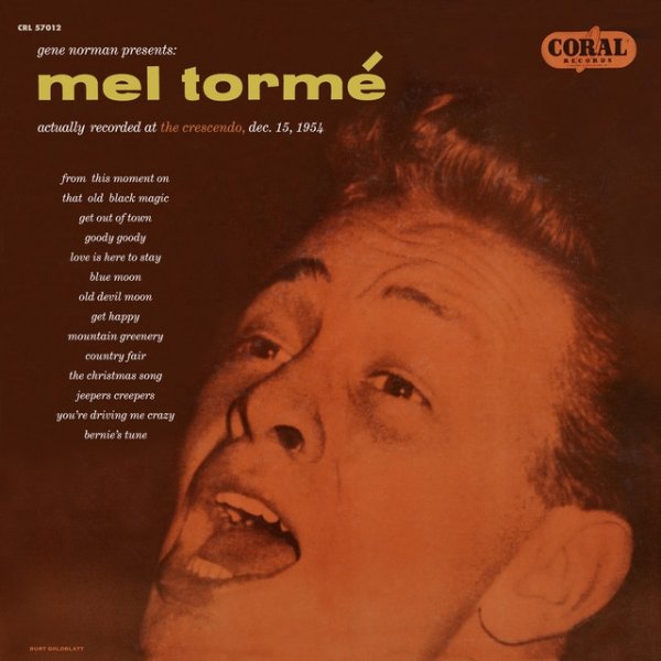 Mel Tormé At The Crescendo, 1955