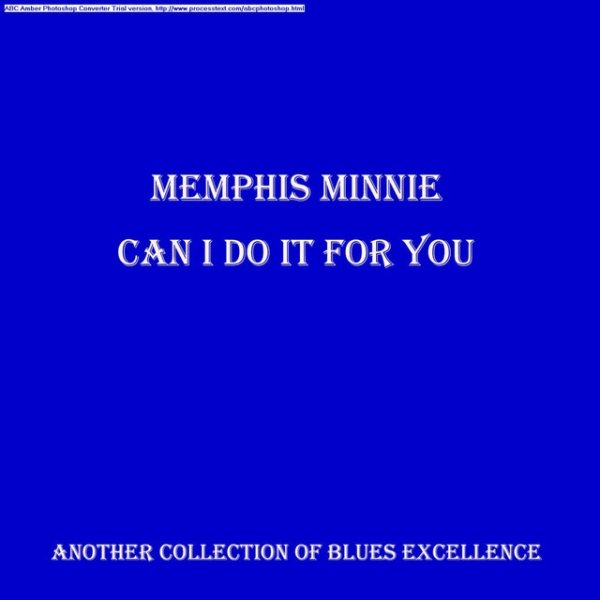 Memphis Minnie Can I Do It For You, 2007