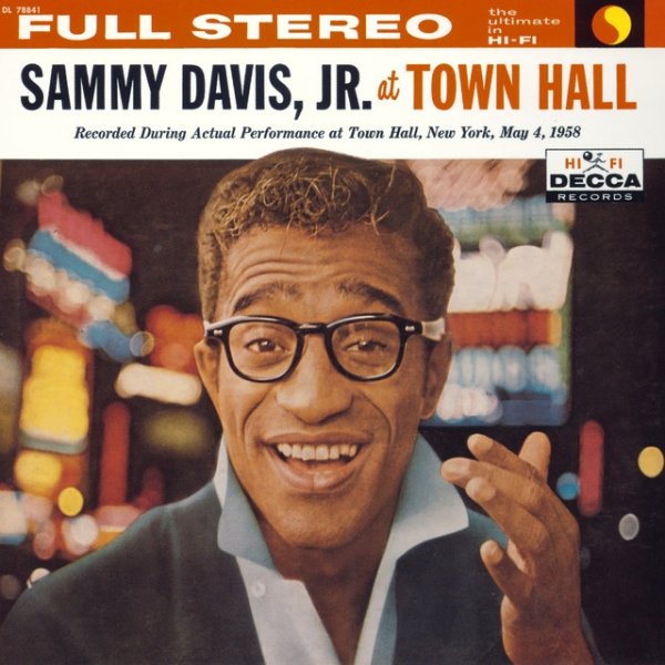 Sammy Davis, Jr. Sammy Davis, Jr. At Town Hall, 1958