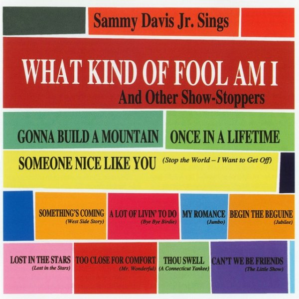 Sammy Davis, Jr. What Kind Of Fool Am I & Other Show Stoppers, 1962