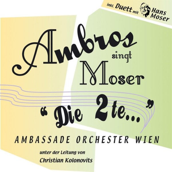 Album Wolfgang Ambros - Ambros singt Moser - Die 2te