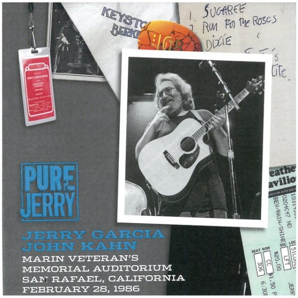 Jerry Garcia Pure Jerry: Marin Veteran's Memorial Auditorium, 1986