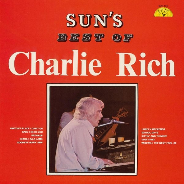 Sun's Best of Charlie Rich Album 