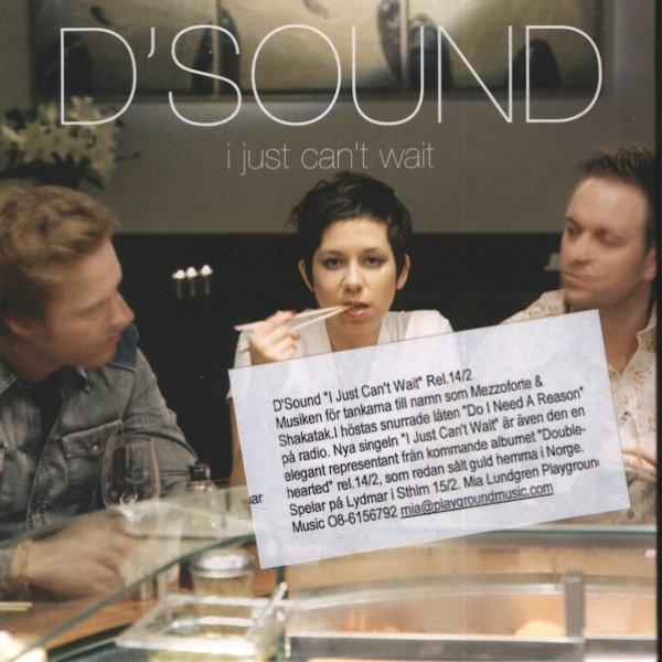 Album I Just Can't Wait - D'Sound