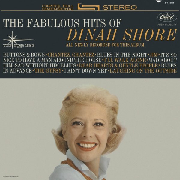The Fabulous Hits Of Dinah Shore Album 